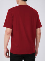 REGULAR FIT MEN'S SHORT SLEEVE T-SHIRT RED