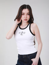 เสื้อกล้ามผู้หญิง คอลเลคชั่น WRANGLER LEGENDS สีขาว