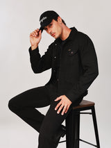 REGULAR FIT WRANGLER LEGENDS COLLECTION MEN'S JACKET BLACK