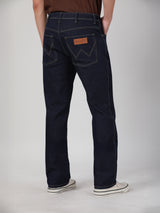 กางเกงยีนส์ผู้ชาย TEXAS FIT เอวกลาง ทรงตรง สียีนส์เข้ม