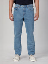 กางเกงยีนส์ผู้ชาย TEXAS TAPER FIT เอวกลาง ทรงตรง สียีนส์อ่อน