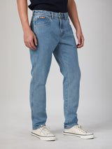 กางเกงยีนส์ผู้ชาย TEXAS TAPER FIT เอวกลาง ทรงตรง สียีนส์อ่อน