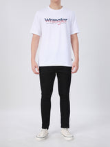 กางเกงยีนส์ผู้ชาย BRYSON FIT เอวต่ำ ทรงรัดรูป สีดำ