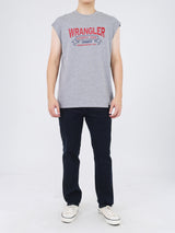 REGULAR FIT MEN'S SLEEVELESS T-SHIRT GREY