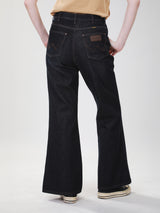 FLARE FIT HIGH RISE REGULAR-BOOTCUT WOMEN'S JEANS DARK INDIGO