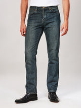 กางเกงยีนส์ผู้ชาย คอลเลคชั่น WRANGLER LEGENDS GREENSBORO FIT เอวกลาง ทรงตรง สียีนส์เข้ม