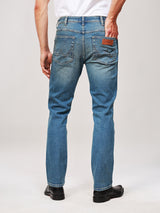 TEXAS SLIM FIT WRANGLER LEGENDS COLLECTION MID RISE SLIM MEN'S JEANS LIGHT INDIGO