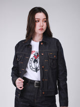 เสื้อแจ็คเก็ตผู้หญิง คอลเลคชั่น WRANGLER LEGENDS ทรงตรง สียีนส์ผ้าดิบ