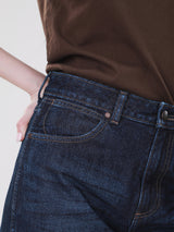 กางเกงยีนส์ผู้หญิง คอลเลคชั่น WRANGLER LEGENDS SUNSET FIT เอวกลาง ทรงตรง สียีนส์กลาง