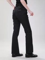 กางเกงขายาวผู้หญิง คอลเลคชั่น WRANGLER LEGENDS BOOTCUT FIT เอวสูง ทรงขาม้า สีดำ
