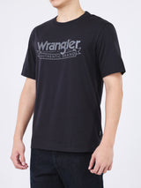 เสื้อยืดแขนสั้นผู้ชาย ทรงตรง สีดำ