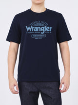 เสื้อยืดแขนสั้นผู้ชาย ทรงตรง สีกรมท่า