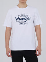 REGULAR FIT MEN'S SHORT SLEEVE T-SHIRT WHITE