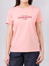เสื้อยืดแขนสั้นผู้หญิง ทรงตรง สีส้ม