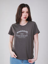 REGULAR FIT WOMEN'S SHORT SLEEVE T-SHIRT BLACK