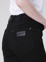 BOOTCUT FIT HIGH RISE REGULAR-BOOTCUT WOMEN'S JEANS BLACK