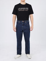 กางเกงยีนส์ผู้ชาย MWZ FIT เอวกลาง ทรงตรง สียีนส์กลาง