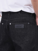 REDDING FIT MID RISE RELAXED MEN'S JEANS BLACK