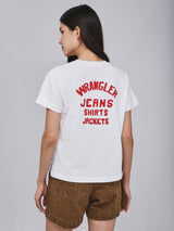 RELAXED FIT BEYOND INDIGO COLLECTION WOMEN'S SHORT SLEEVE T-SHIRT OFF-WHITE