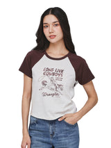 SLIM FIT BEYOND DENIM COLLECTION WOMEN'S SHORT SLEEVE T-SHIRT GREY
