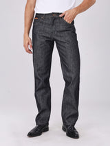 กางเกงยีนส์ผู้ชาย คอลเลคชั่น BEYOND DENIM TEXAS FIT เอวกลาง ทรงตรง สียีนส์ผ้าดิบ