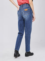 MOM FIT BEYOND INDIGO COLLECTION HIGH RISE REGULAR WOMEN'S JEANS MID INDIGO