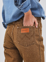 กางเกงยีนส์ผู้หญิง คอลเลคชั่น BEYOND DENIM BOOTCUT FIT เอวสูง ทรงขาม้า สีเบจ
