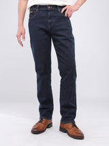 TEXAS FIT BEYOND INDIGO COLLECTION MID RISE SLIM MEN'S JEANS DARK INDIGO