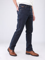 TEXAS FIT BEYOND INDIGO COLLECTION MID RISE SLIM MEN'S JEANS DARK INDIGO