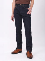กางเกงยีนส์ผู้ชาย TEXAS SLIM FIT เอวกลาง ทรงเข้ารูป สียีนส์เข้ม