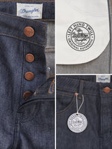 13MWZ FIT RODEO RACING COLLECTION MID RISE REGULAR MEN'S JEANS RAW DENIM