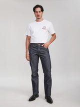 13MWZ FIT RODEO RACING COLLECTION MID RISE REGULAR MEN'S JEANS RAW DENIM