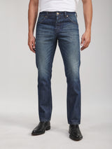 GREENSBORO FIT RODEO RACING COLLECTION MID RISE REGULAR MEN'S JEANS DARK INDIGO