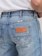 13MWZ FIT RODEO RACING COLLECTION MID RISE REGULAR MEN'S JEANS LIGHT INDIGO