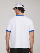 REGULAR FIT RODEO RACING COLLECTION MEN'S SHORT SLEEVE T-SHIRT WHITE