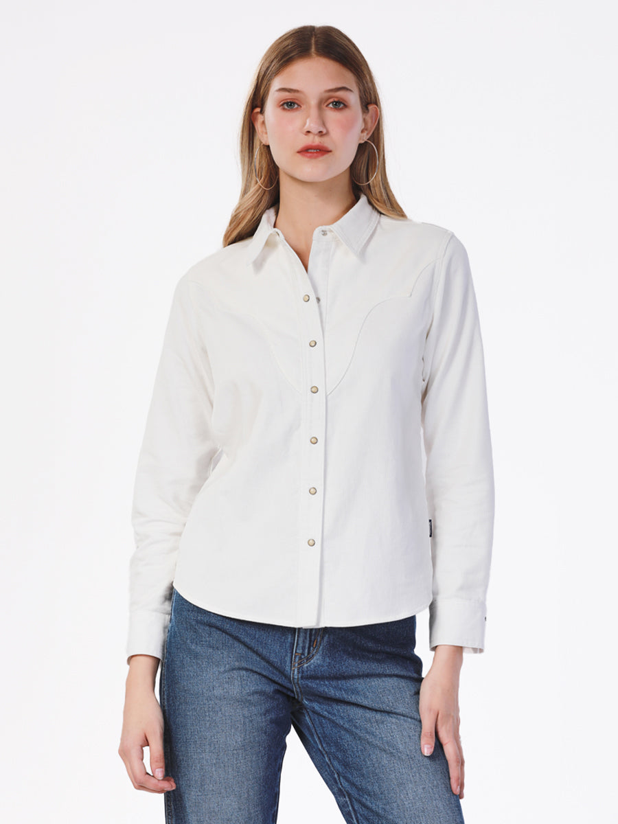Wrangler Bustier dames Shirt - Prince Wrangler Bustier dames Shirt - Prince