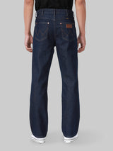 กางเกงยีนส์ผู้ชาย MWZ FIT เอวกลาง ทรงตรง สียีนส์เข้ม