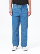 กางเกงยีนส์ผู้ชาย MWZ FIT เอวกลาง ทรงตรง สียีนส์อ่อน