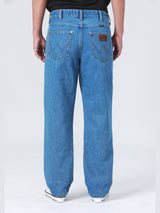 กางเกงยีนส์ผู้ชาย MWZ FIT เอวกลาง ทรงตรง สียีนส์อ่อน