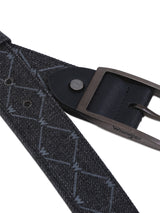 เข็มขัดหนังแท้ผู้ชาย สีดำ