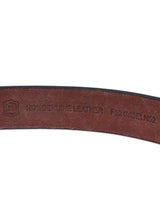 เข็มขัดผู้ชาย สีน้ำตาลเข้ม