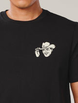 REGULAR FIT EVERYDAY WITH WRANGLER COLLECTION MEN'S TEE SHORT SLEEVE BLACK