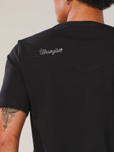 REGULAR FIT EVERYDAY WITH WRANGLER COLLECTION MEN'S TEE SHORT SLEEVE BLACK