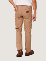 กางเกงขายาวผู้ชาย คอลเลคชั่น EVERYDAY WITH WRANGLER 13MWZ FIT เอวกลาง ทรงตรง สีกากี