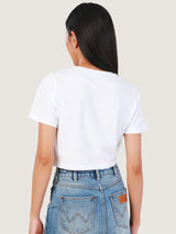CROPPED FIT EVERYDAY WITH WRANGLER COLLECTION WOMEN'S TEE SHORT SLEEVE WHITE