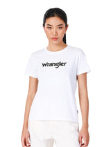 REGULAR FIT EVERYDAY WITH WRANGLER COLLECTION WOMEN'S TEE SHORT SLEEVE WHITE