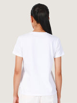 REGULAR FIT EVERYDAY WITH WRANGLER COLLECTION WOMEN'S TEE SHORT SLEEVE WHITE