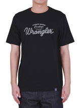 REGULAR FIT EVERYDAY WITH WRANGLER COLLECTION MEN'S TEE SHORT SLEEVE BLACK