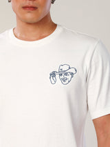 REGULAR FIT EVERYDAY WITH WRANGLER COLLECTION MEN'S TEE SHORT SLEEVE OFF-WHITE