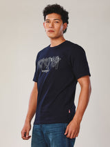 REGULAR FIT EVERYDAY WITH WRANGLER COLLECTION MEN'S TEE SHORT SLEEVE NAVY